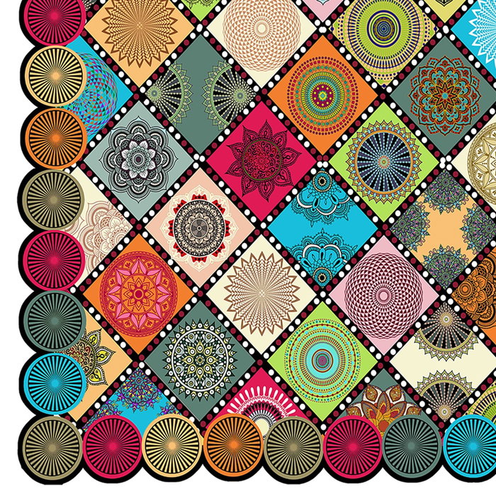 Conceptum Alfombra de Impresión Digital 3D Multicolor 60 x 100 cm